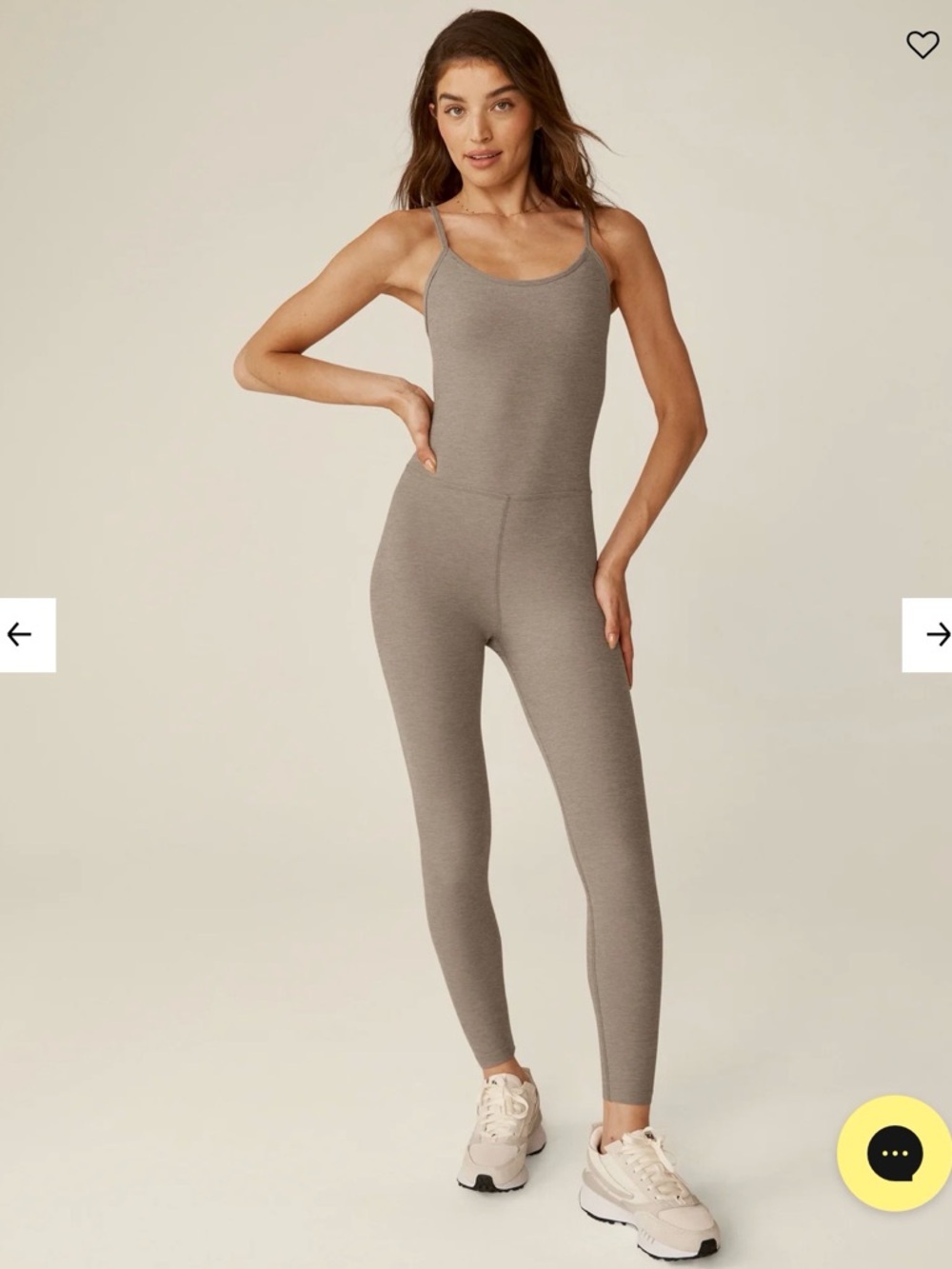 Beyond Yoga Spacedye Uplevel Midi Jumpsuit in Birch Heather